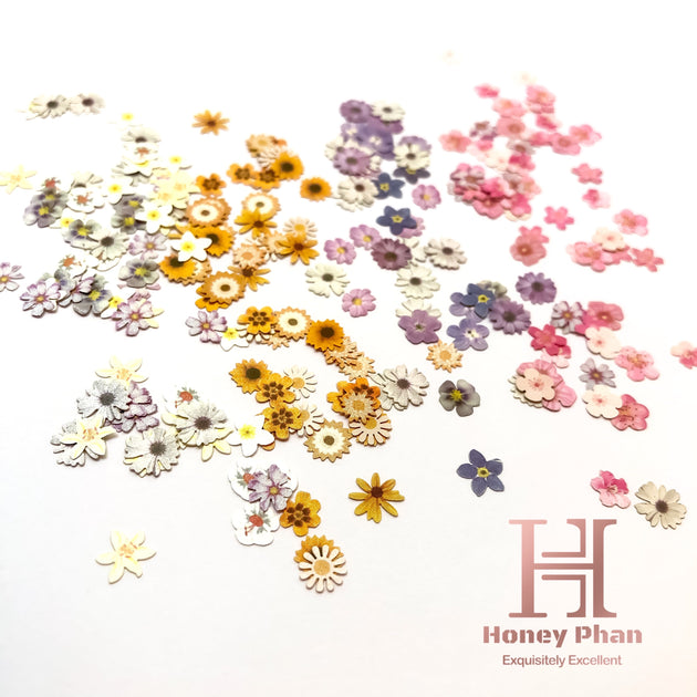 Honey's Nail Secret Supply - Flowers and Pearls Nails This year's favorite  Flowers set and pearls now available @honeysnailsecret Products used:  acrylic powder HP185, flowerd set - 42, rhinestones adhesive glue, pearls