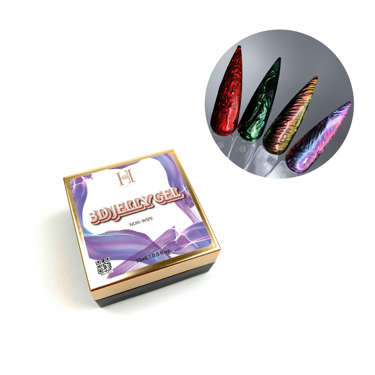 3D JELLY GEL - NON WIPE – HONEY'S NAIL SECRET