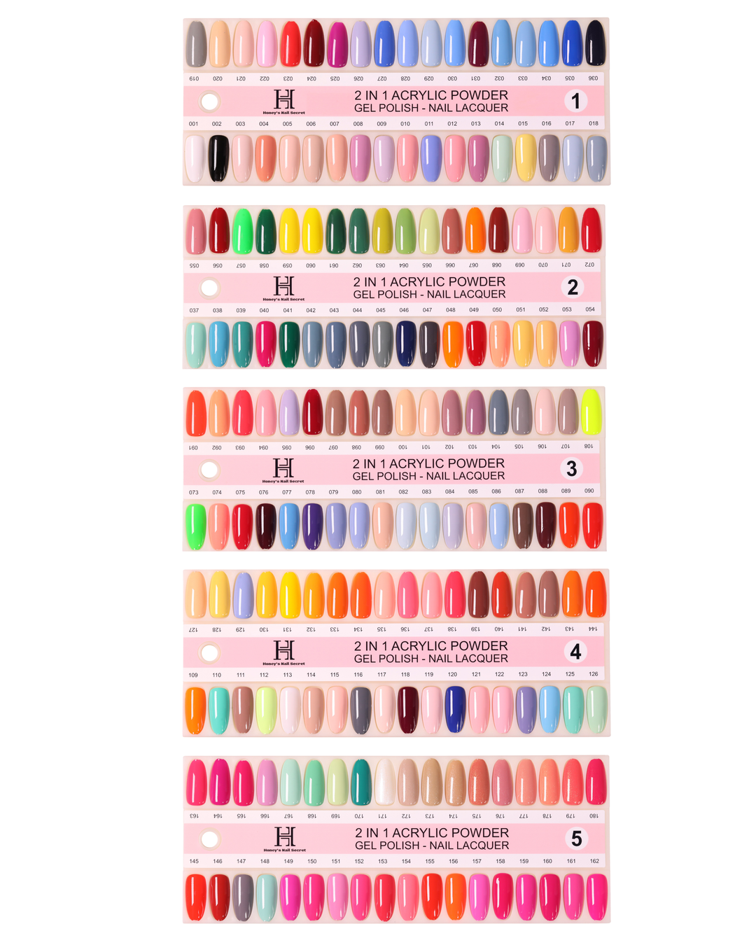 FULL LINE ACRYLIC - DIPPING POWDER -  320 COLORS