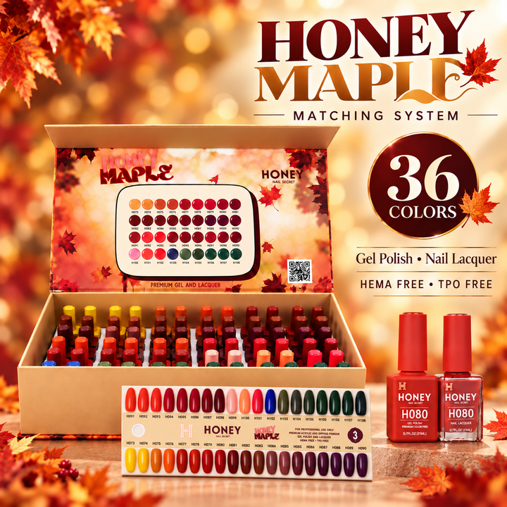 FULL LINE HONEY GEL AND LACQUER COLLECTION 144 COLORS