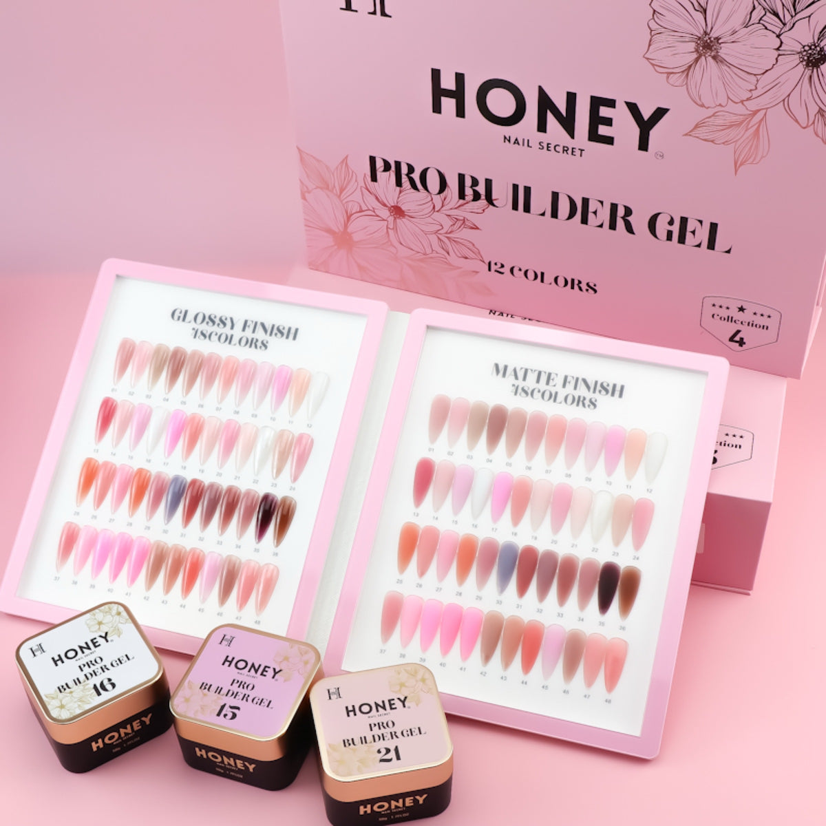 Pro Builder Color FULL LINE 4 COLLECTIONS PRO BUILDER GEL – HONEY'S NAIL SECRET