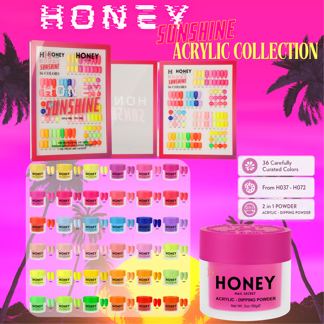 HONEY SUNSHINE ACRYLIC COLLECTION – HONEY'S NAIL SECRET