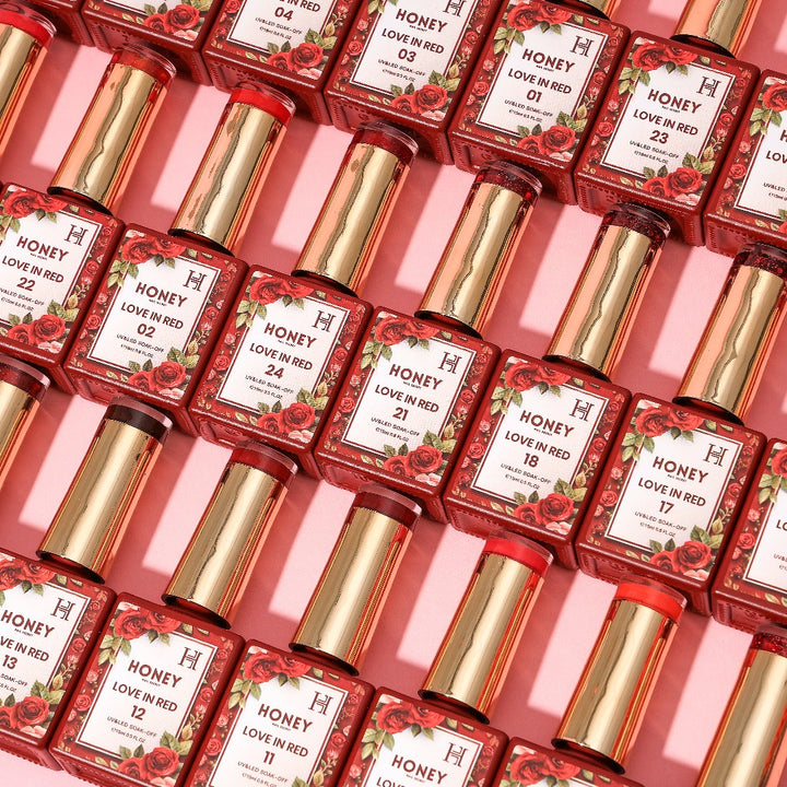 LOVE IN RED COLLECTION 24 COLORS ( HEMA-FREE &amp; TPO-FREE)