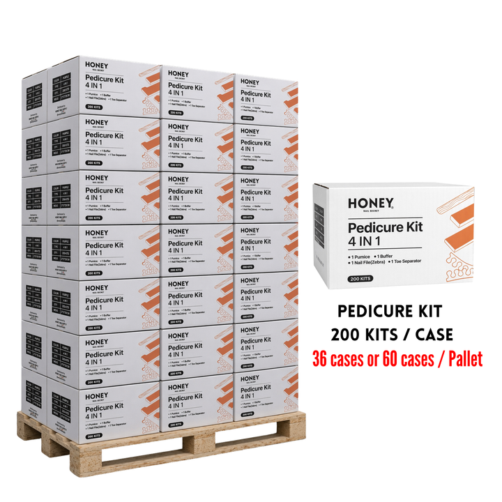 4-IN-1 PEDICURE KIT - ORANGE