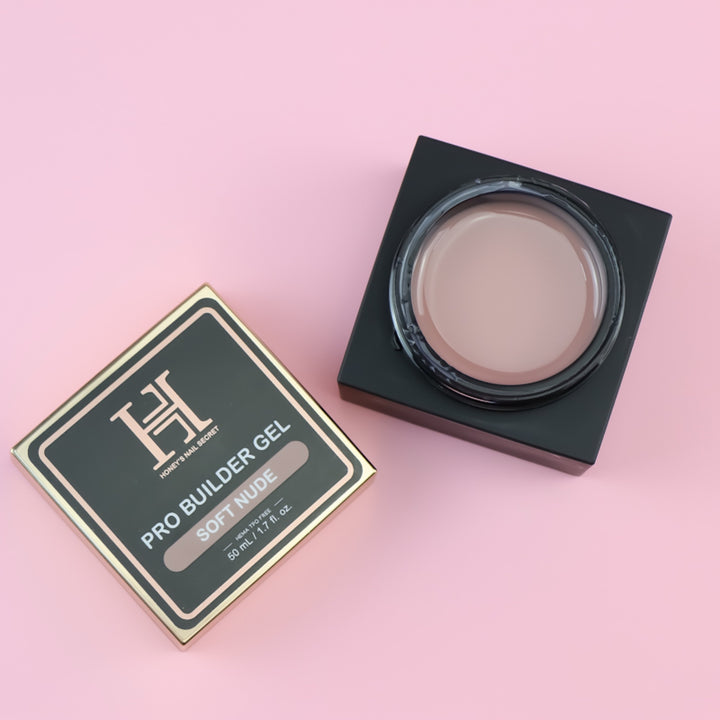 PRO BUILDER GEL - SOFT NUDE  50ml ( HEMA &amp; TPO - Free )