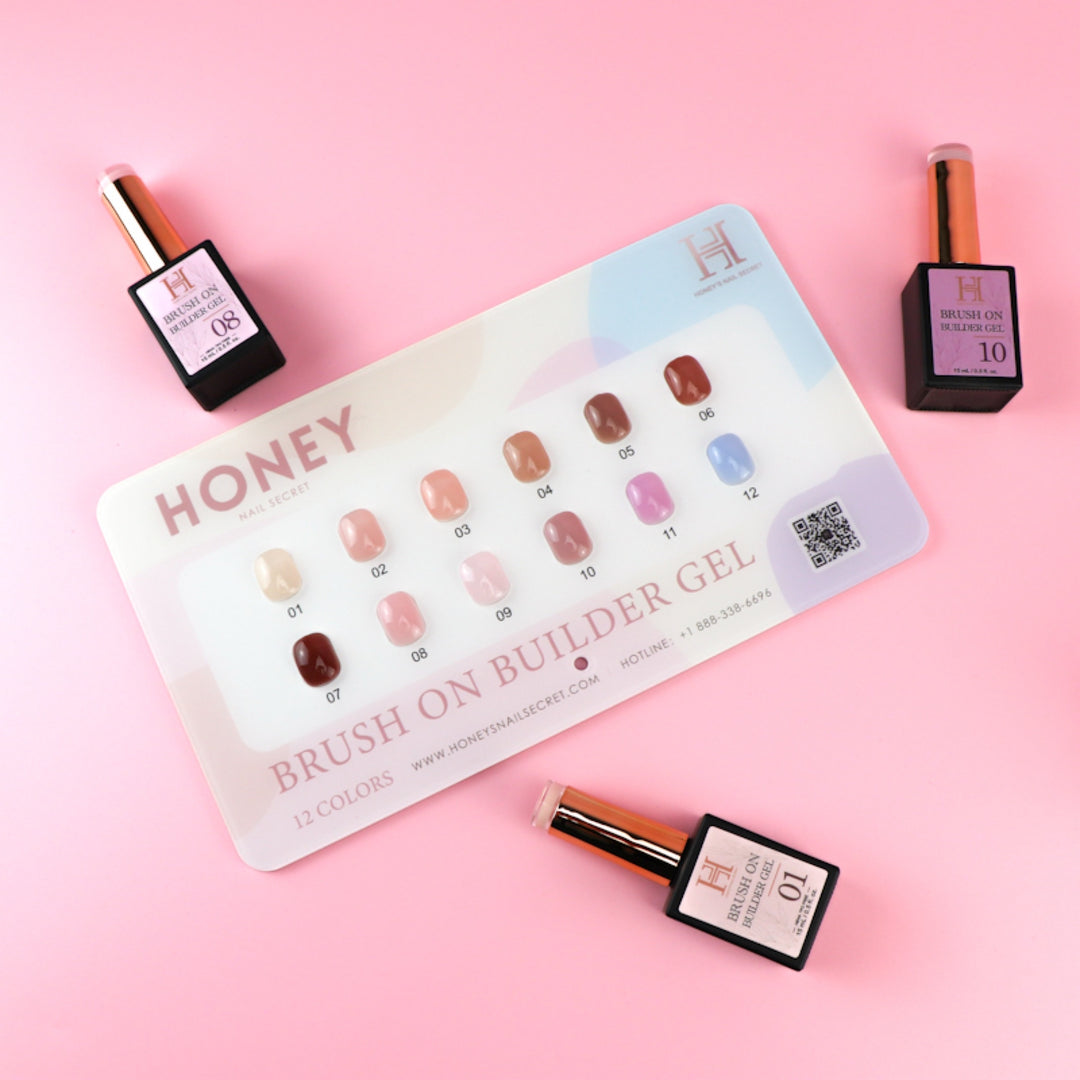 Brush on Builder Gel Collection – HONEY'S NAIL SECRET