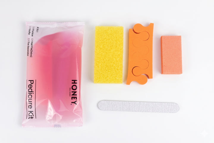 4-IN-1 PEDICURE KIT - ORANGE