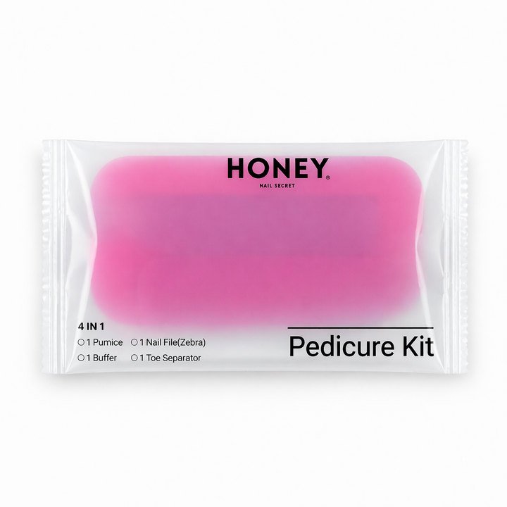 4-IN-1 PEDICURE KIT - ORANGE