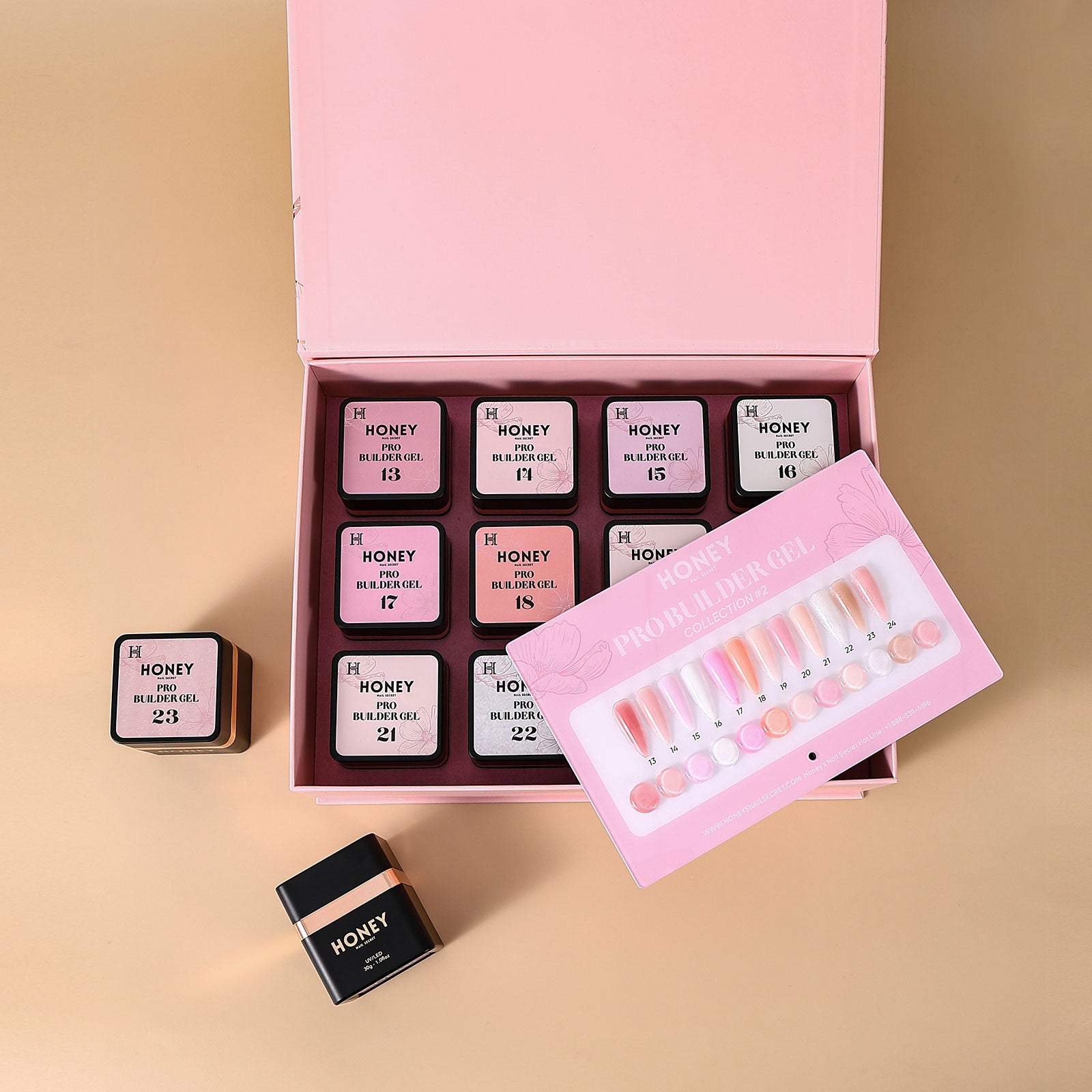 Pro Builder Color PRO BUILDER GEL COLLECTION - 2 ( HEMA - Free & TPO - Free ) – HONEY'S ...