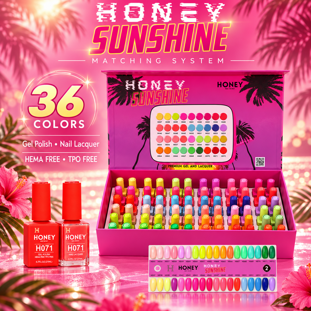 FULL LINE HONEY GEL AND LACQUER COLLECTION 144 COLORS