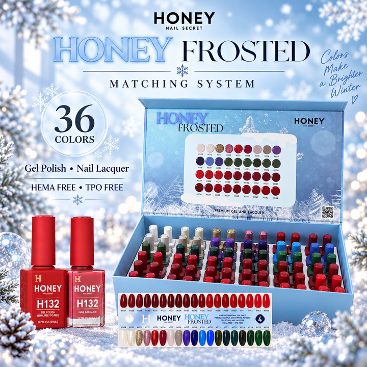 FULL LINE HONEY GEL AND LACQUER COLLECTION 144 COLORS