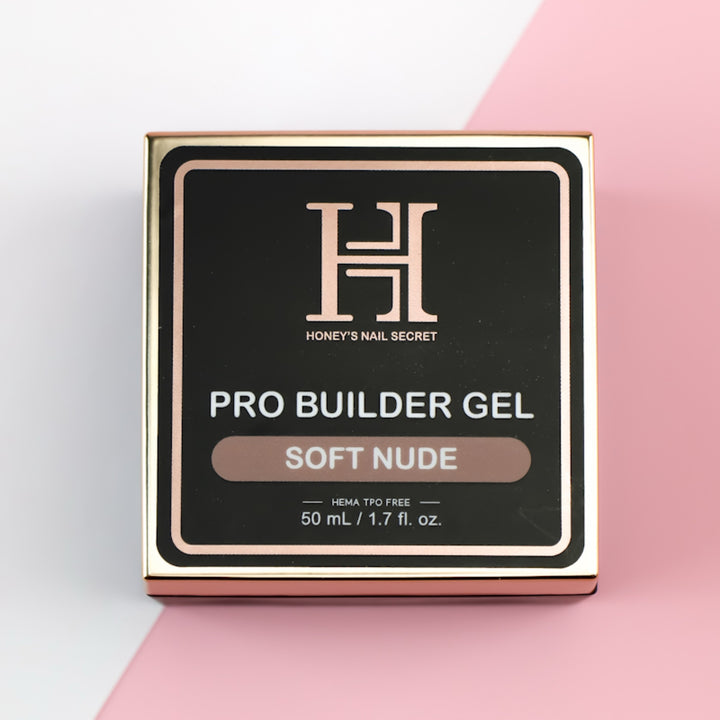 PRO BUILDER GEL - SOFT NUDE  50ml ( HEMA &amp; TPO - Free )