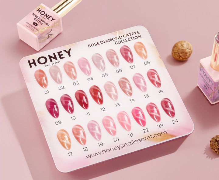 ROSE DIAMOND CATEYE COLLECTION 24 COLORS