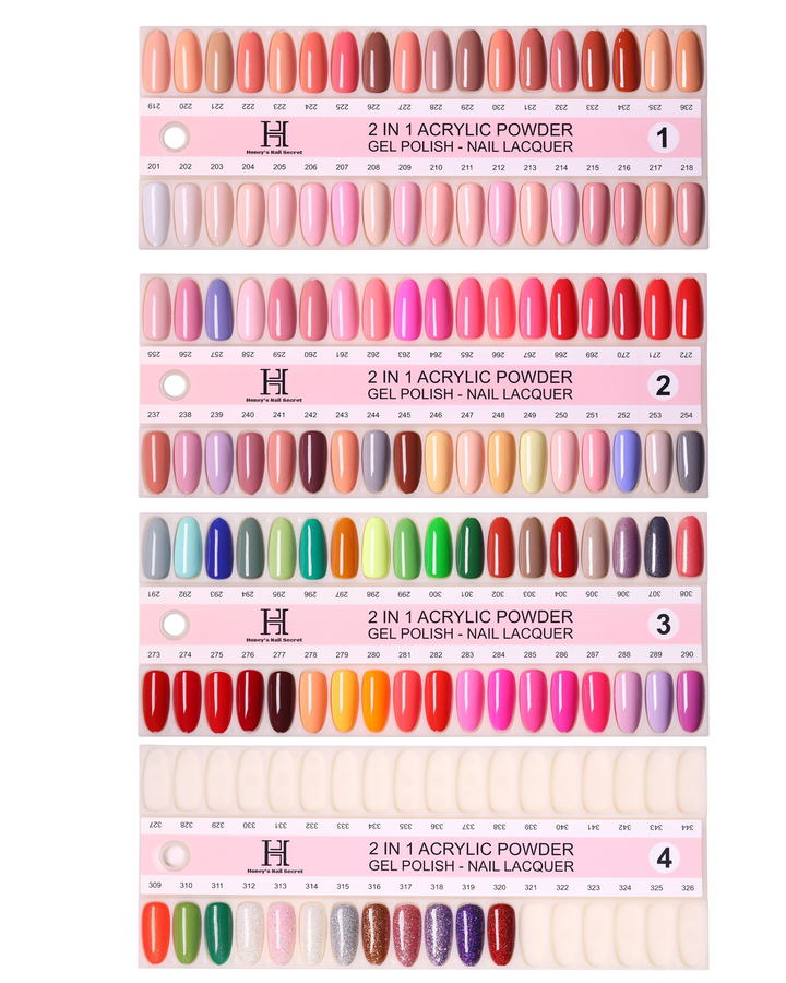 FULL LINE ACRYLIC - DIPPING POWDER -  320 COLORS