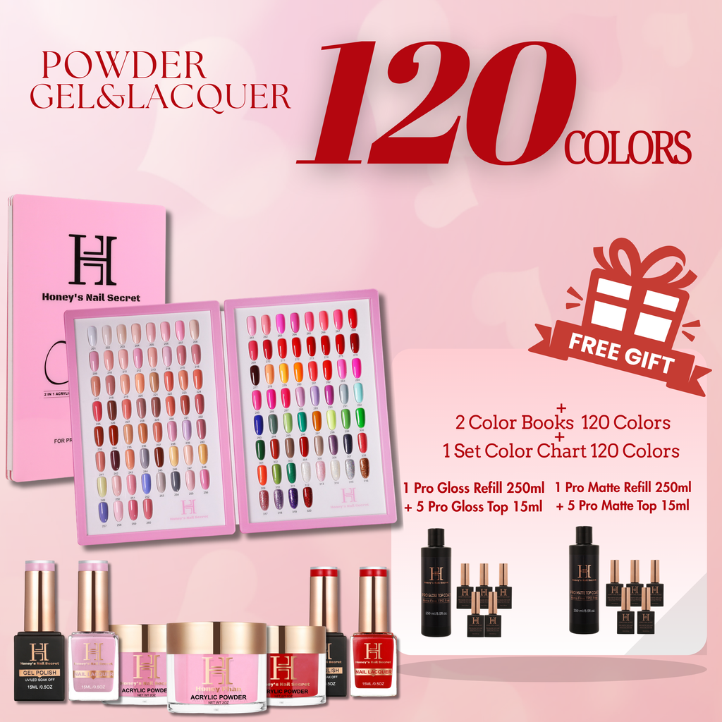 FULL LINE 120 NEW COLORS – HONEY'S NAIL SECRET