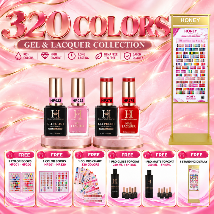 FULL LINE GEL &amp; LACQUER 320 COLORS