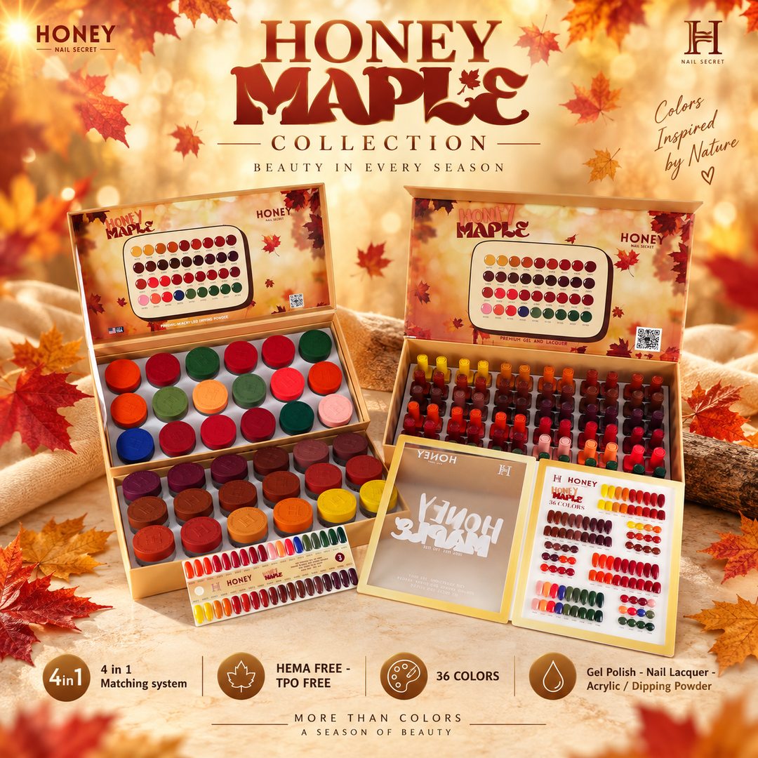 FULL LINE 4 in 1 HONEY ACRYLIC + GEL &amp; LACQUER 144 COLORS