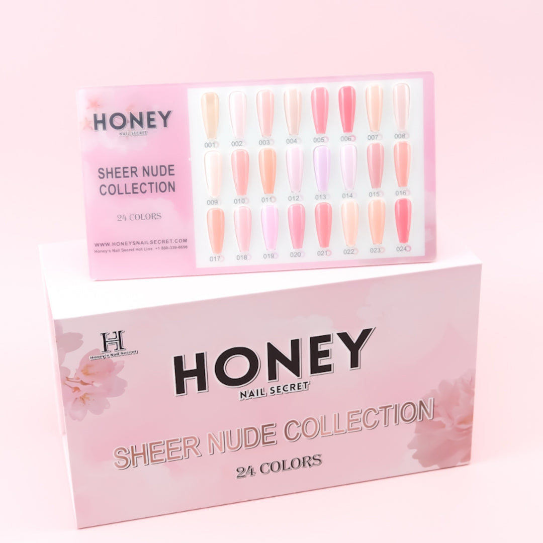 SHEER NUDE GEL COLLECTION 24 COLORS