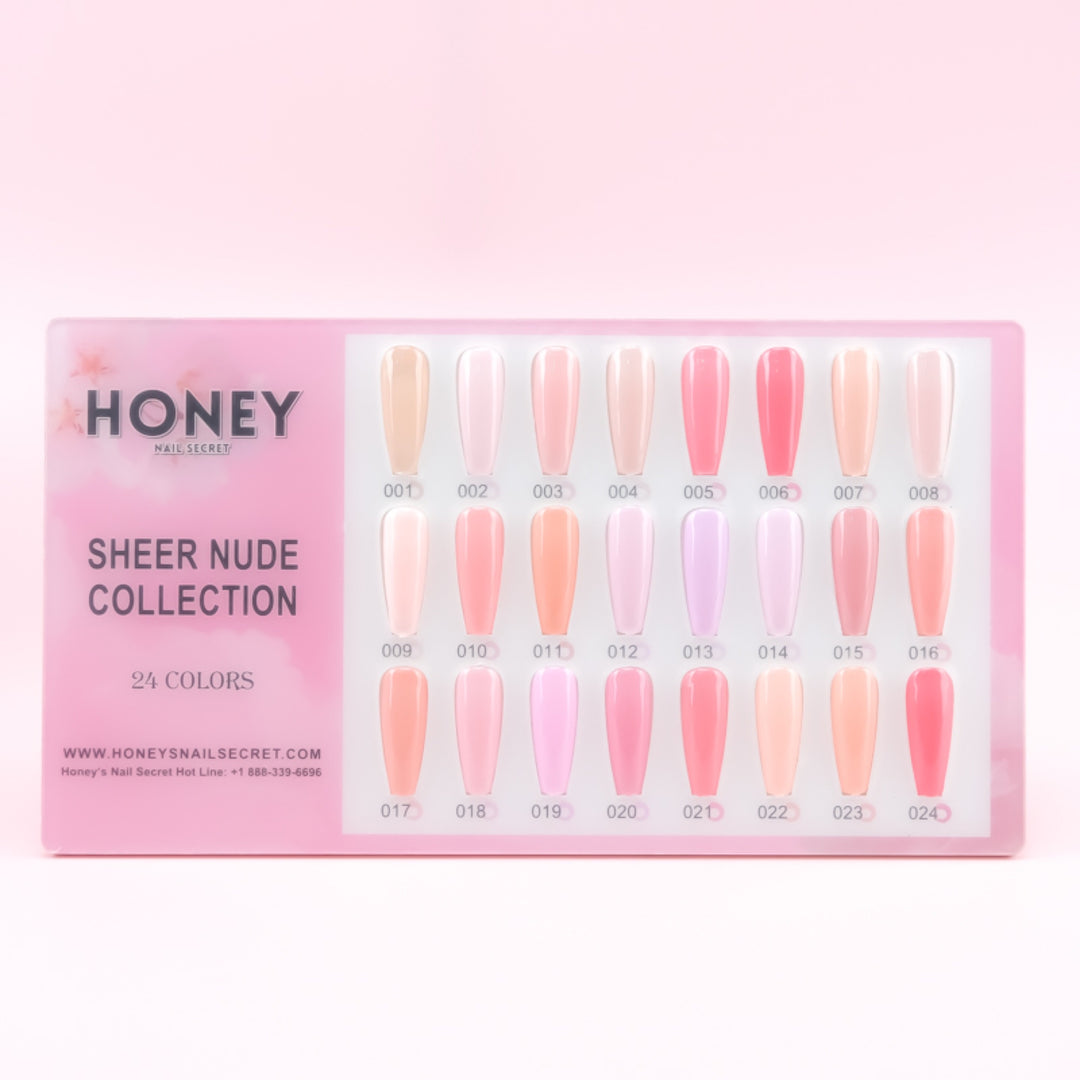 SHEER NUDE GEL COLLECTION 24 COLORS