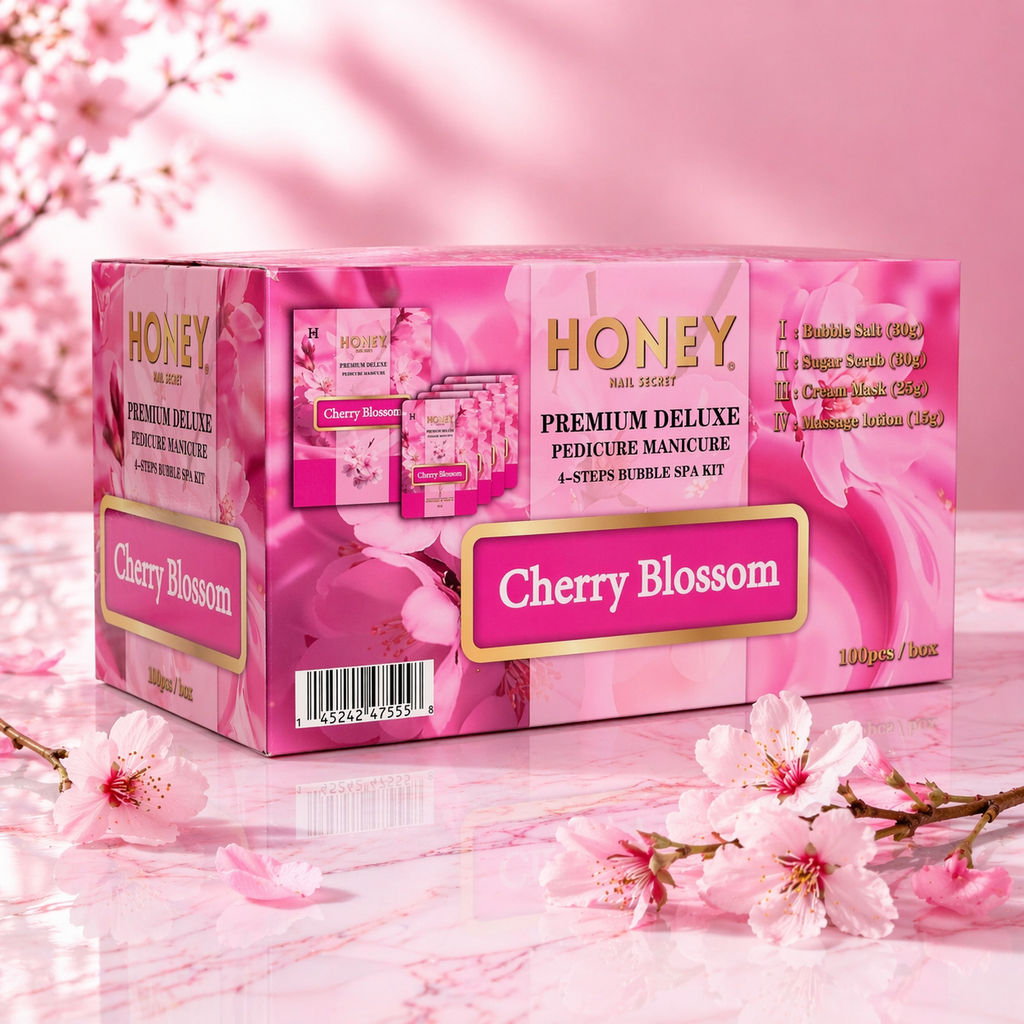 CHERRY BLOSSOM 4 IN 1 BUBBLE SPA – HONEY'S NAIL SECRET