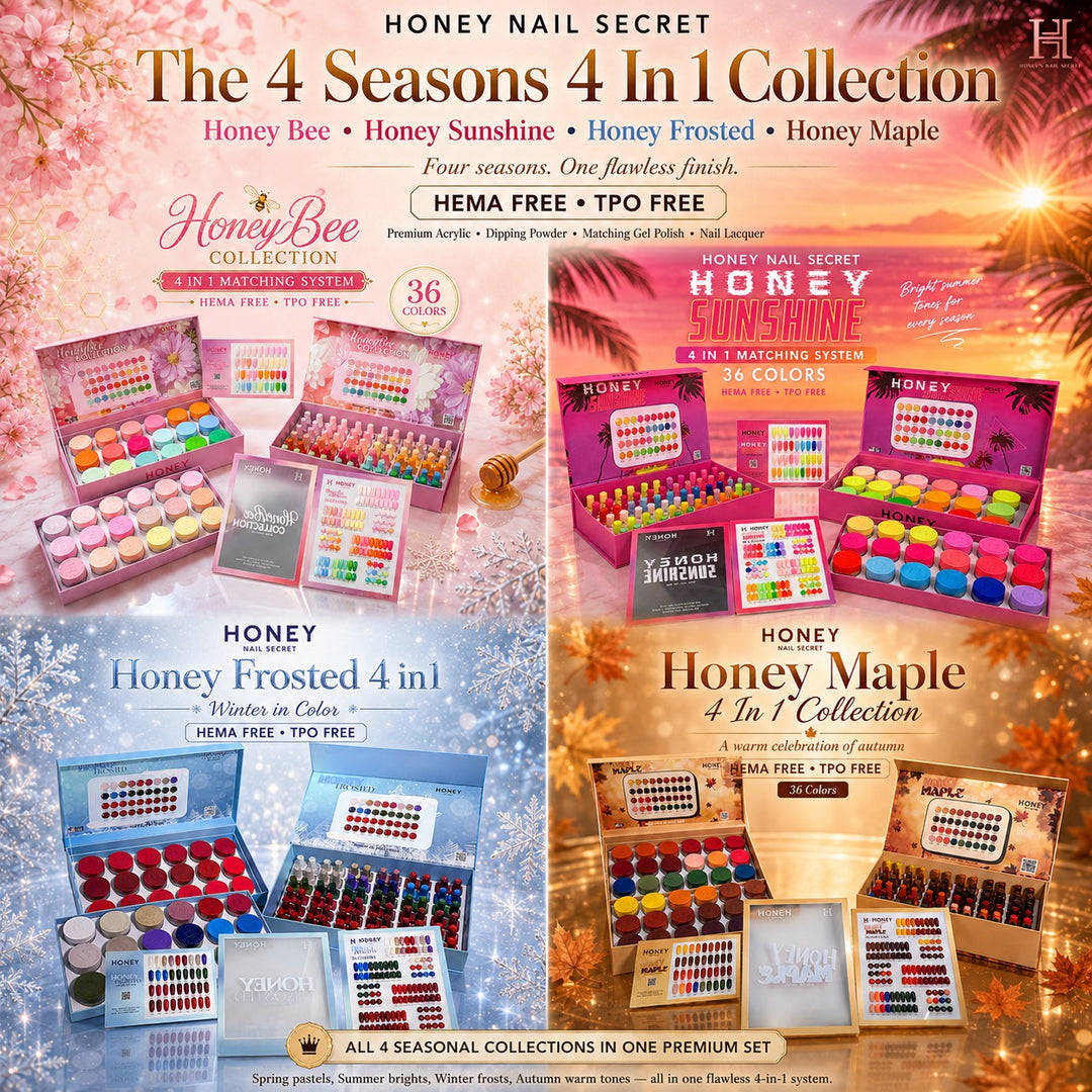 FULL LINE 4 in 1 HONEY ACRYLIC + GEL & LACQUER 144 COLORS
