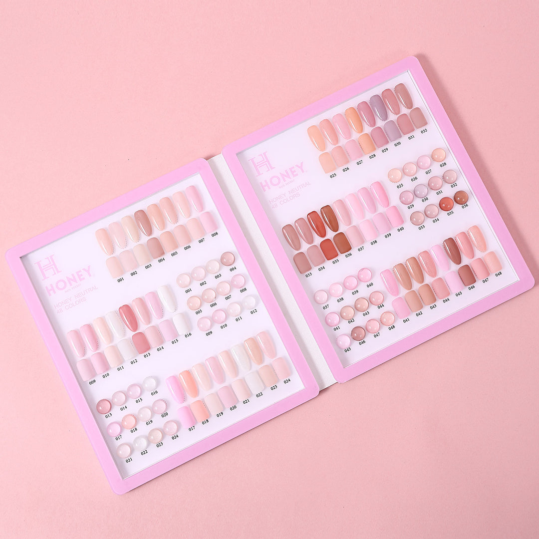 HONEY NEUTRAL GEL COLLECTION 48 COLORS – HONEY'S NAIL SECRET
