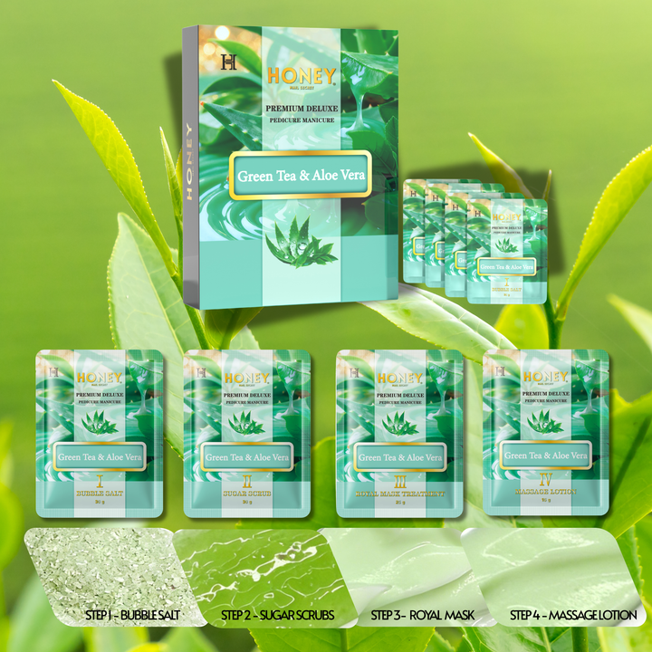 GREEN TEA &amp; ALOE VERA 4 IN 1 BUBBLE SPA