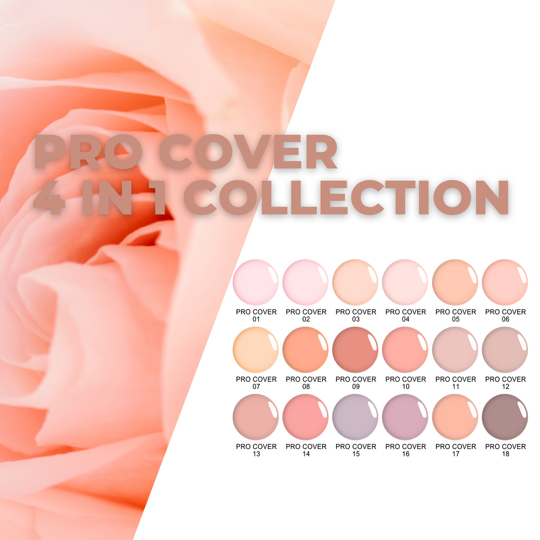 PRO COVER COLLECTION 4 IN 1 ( 18 COLORS )