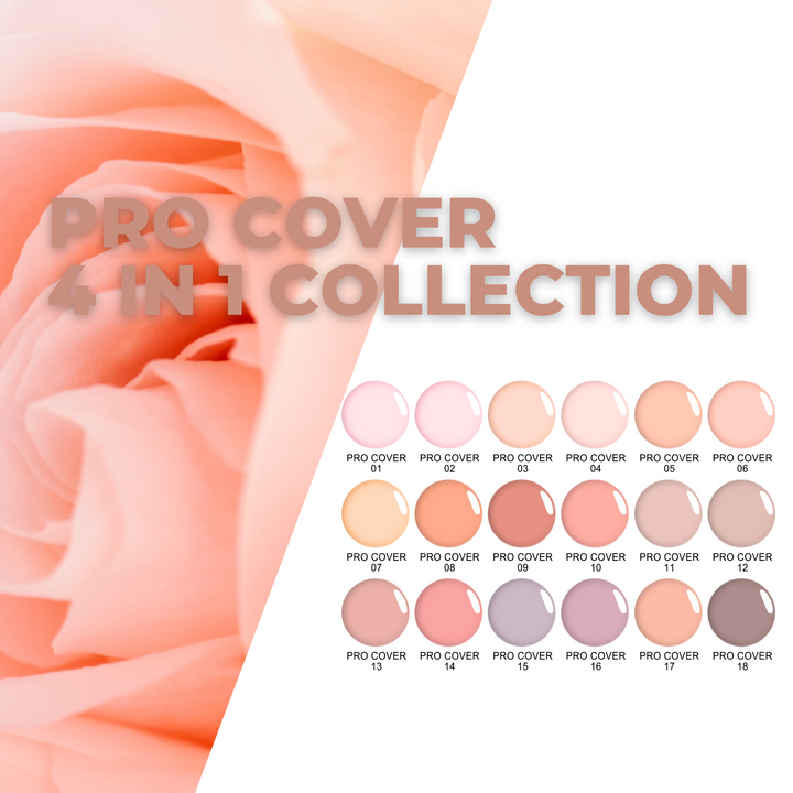 PRO COVER COLLECTION 4 IN 1 ( 18 COLORS )