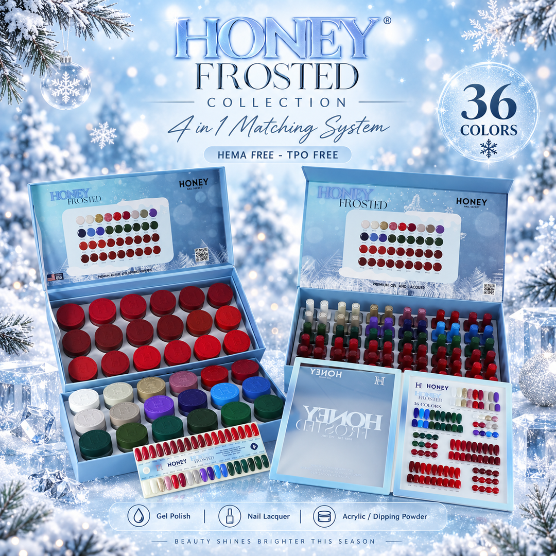 FULL LINE 4 in 1 HONEY ACRYLIC + GEL &amp; LACQUER 144 COLORS