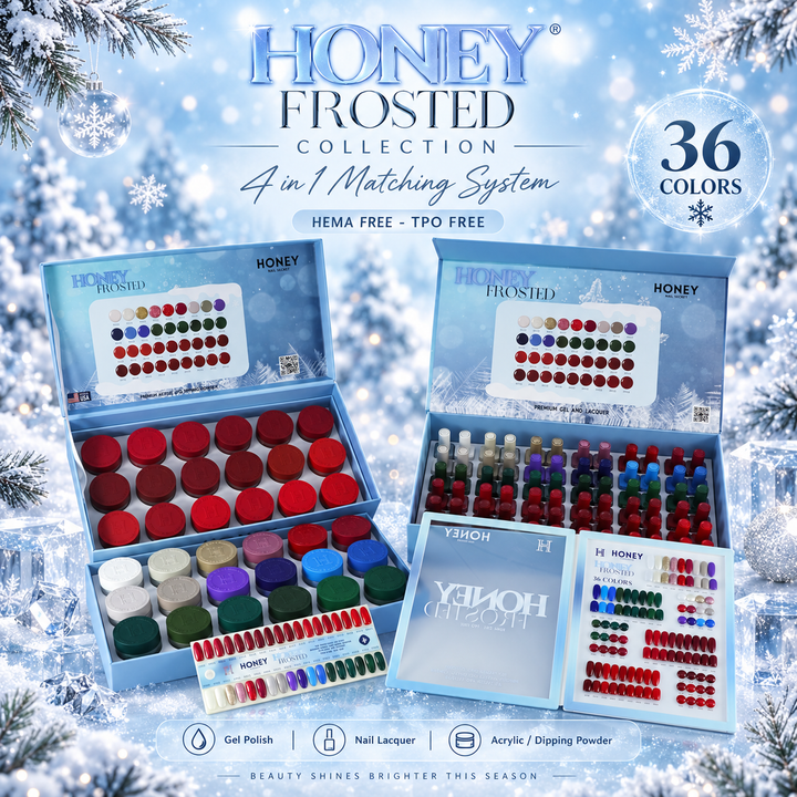 FULL LINE 4 in 1 HONEY ACRYLIC + GEL &amp; LACQUER 144 COLORS