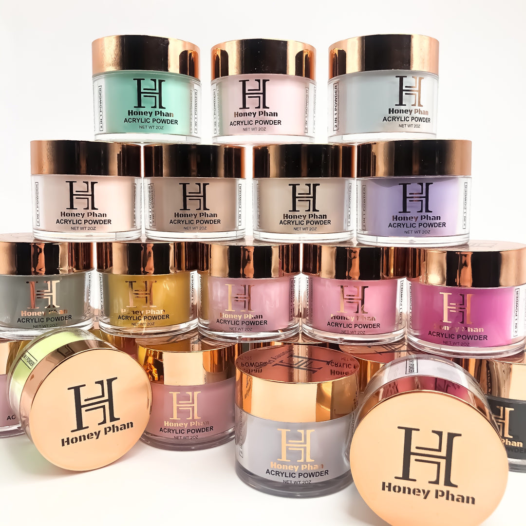 FULL LINE PREMIUM ACRYLIC DIPPING POWDER - 200 COLORS