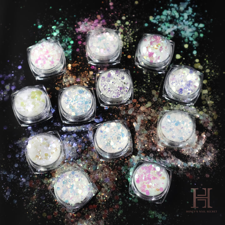 Mermaid Glitters Set 12 Colors