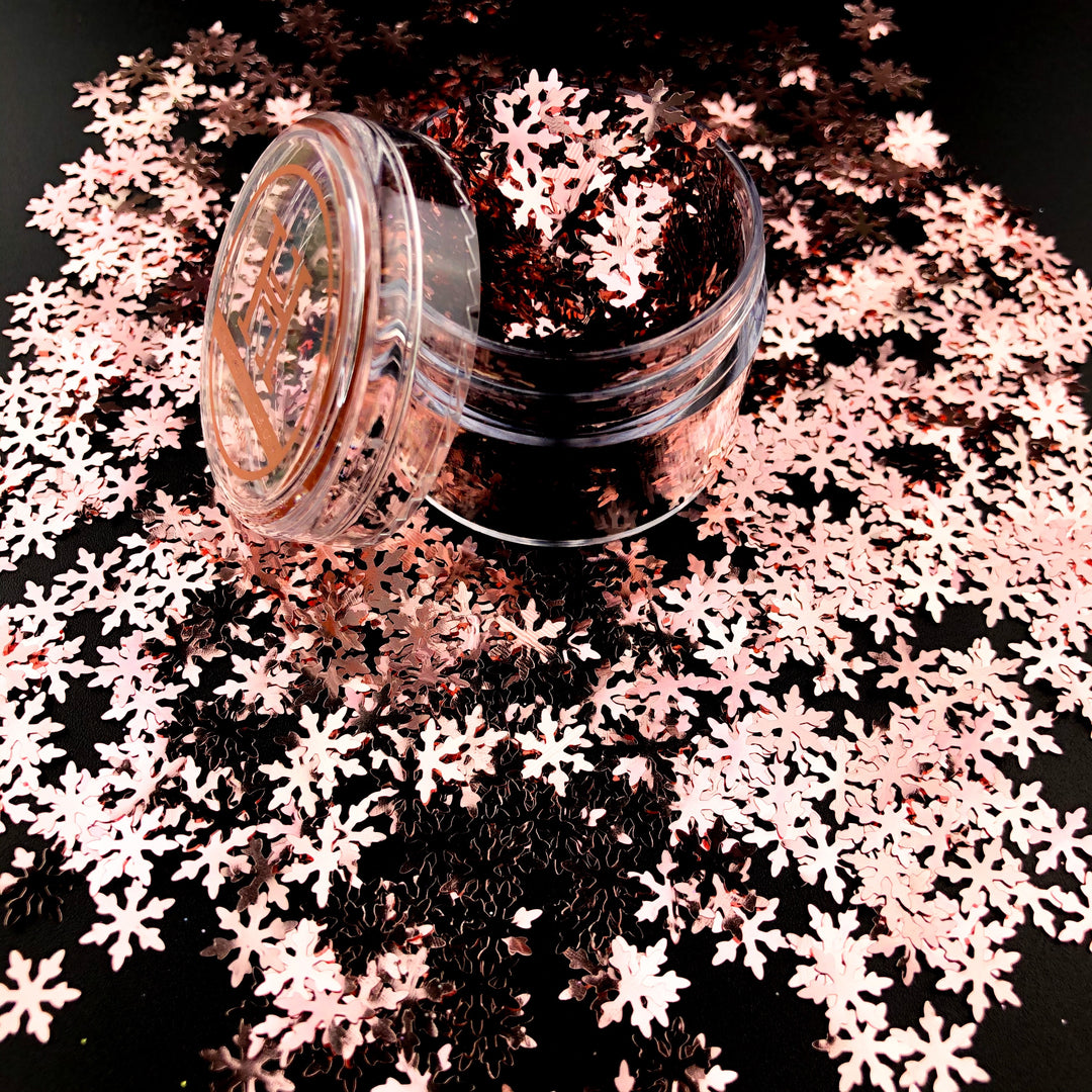 ROSEGOLD SNOWFLAKES - 373