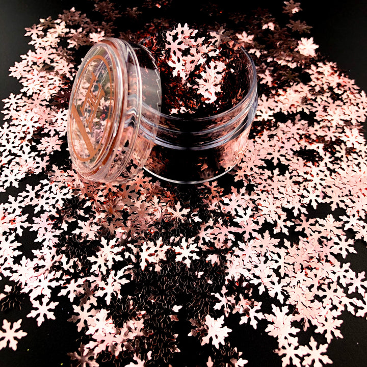 ROSEGOLD SNOWFLAKES - 373