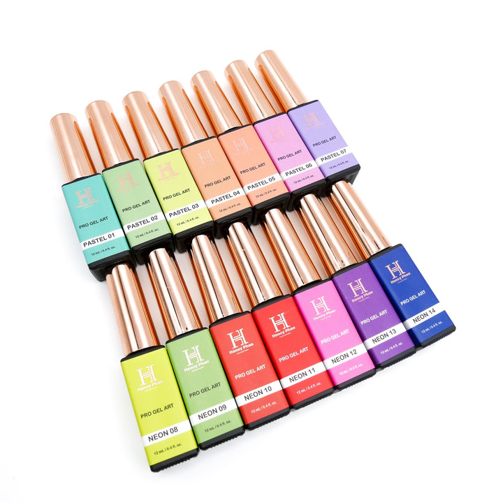 PRO GEL ART ( NEON - PASTEL )