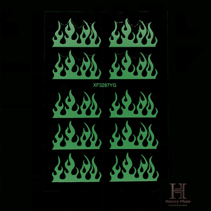 WHITE GLOW IN THE DARK FLAME - 213