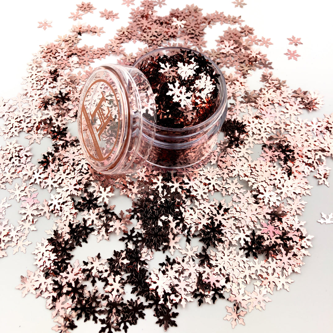 ROSEGOLD SNOWFLAKES - 373