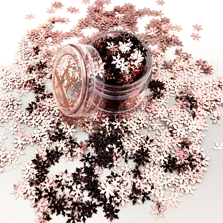 ROSEGOLD SNOWFLAKES - 373