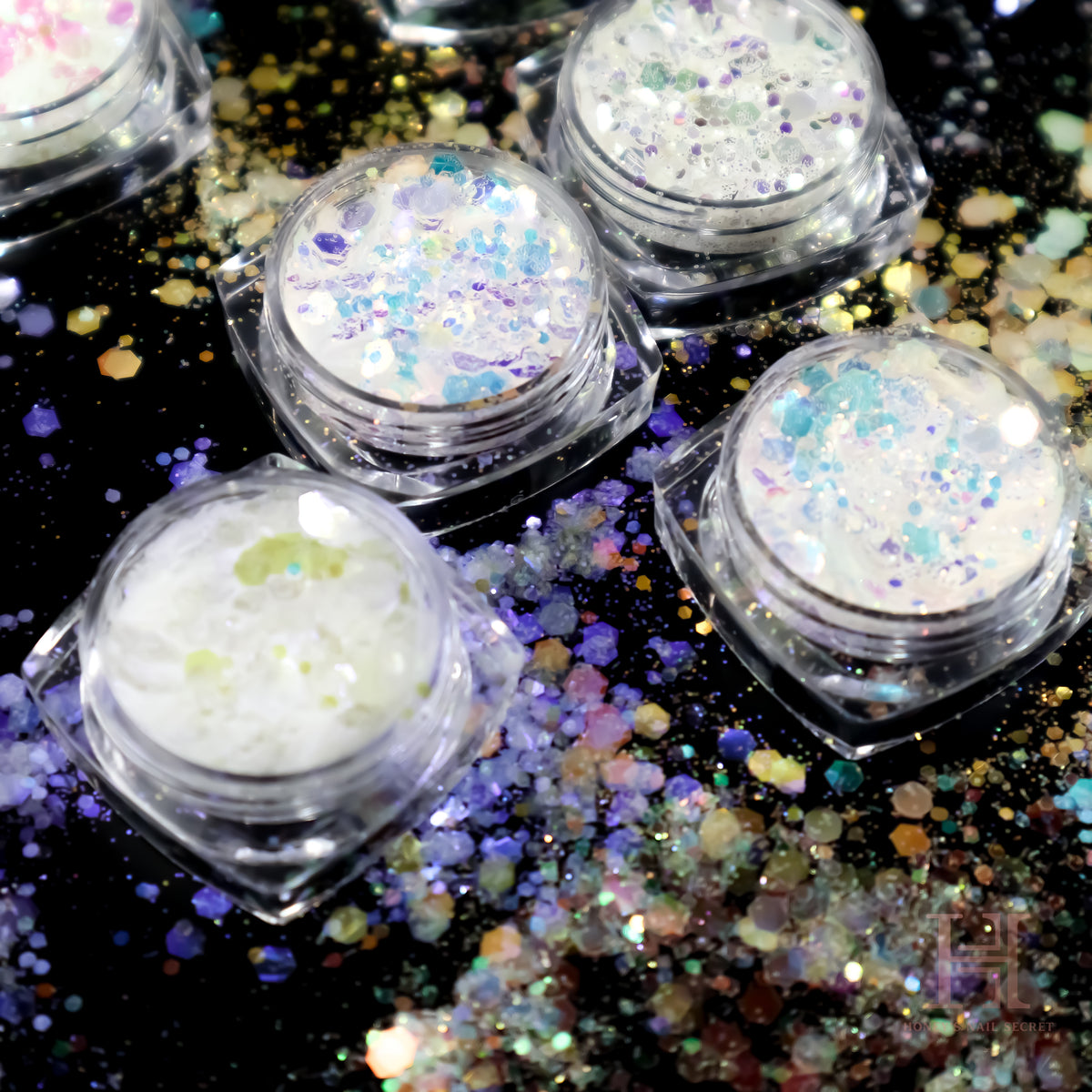Mermaid Glitters Set 12 Colors – HONEY'S NAIL SECRET