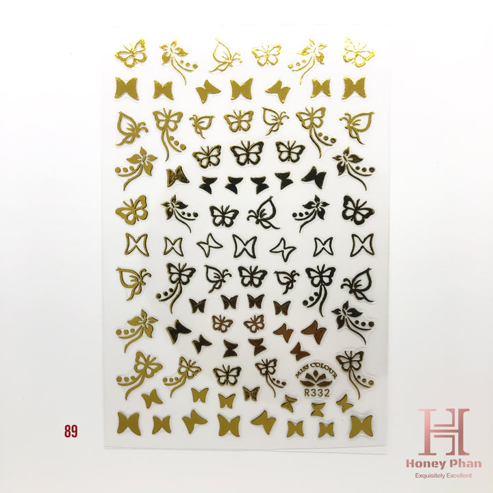 GOLD BUTTERFLY - 89