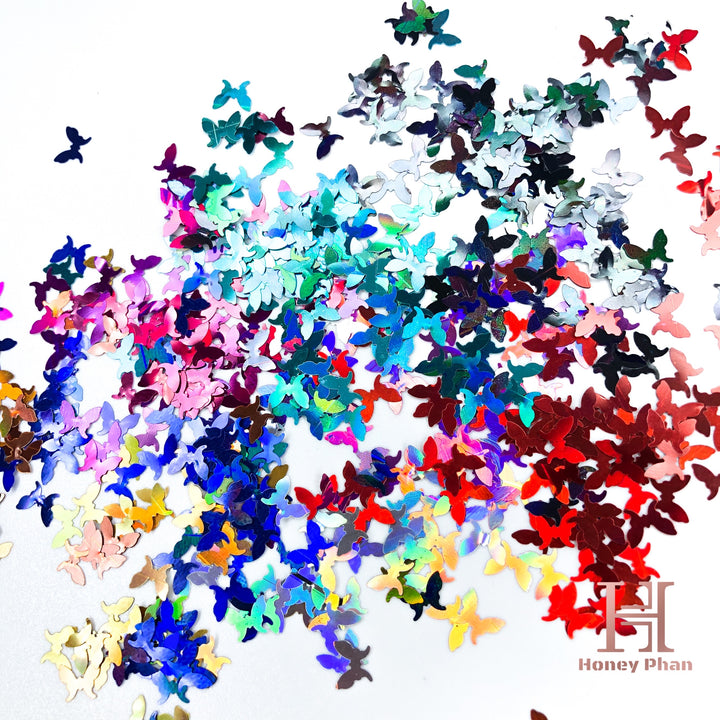 SPRING HOLO BUTTERFLY SET 12 COLORS